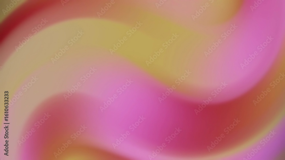 Poster desertcore abstracts backgroundsabstract gradient background featuring fluid shapes in yellow, pink,