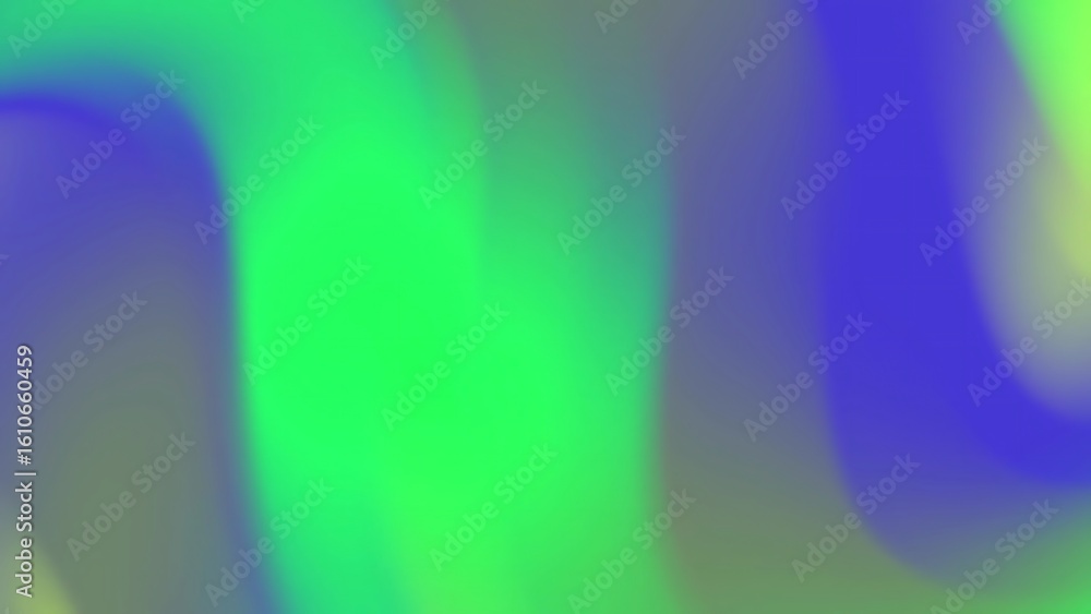 Poster ombre abstracts backgroundsabstract blend of vibrant green and blue hues creating a smooth, fluid gr