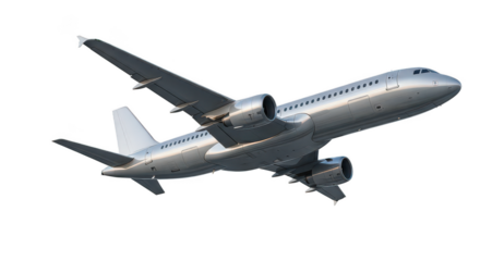 Airplane In Flight Low Angle View