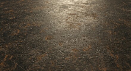 Rustic metal surface with dark bronze hues for authentic industrial textures and backgrounds
