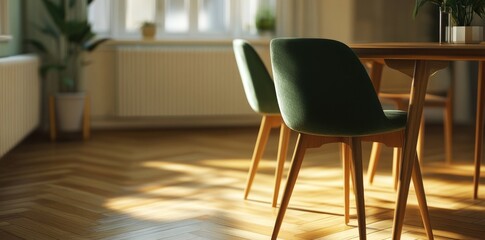 Relaxing afternoon in a cozy dining area