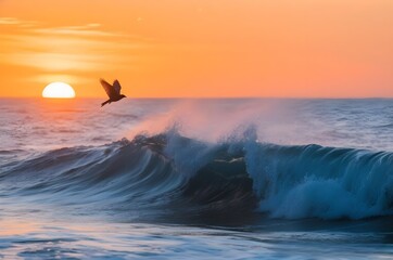surfing the waves