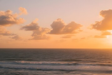 sunset over the sea