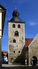 Obraz premium Historical Church in the Old Town of Königslutter, Lower Saxony