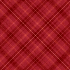 Plaid pattern in maroon red.Autumn winter Christmas tartan checkered seamless pattern.Vector illustration geometric background for fabric and prints.