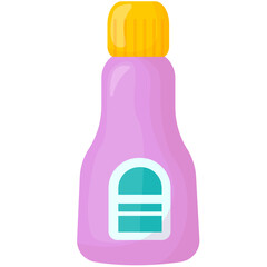 Fototapeta premium Household Cleaning Products and Detergents Vector Set