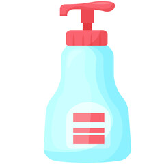 Household Cleaning Products and Detergents Vector Set