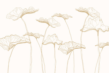 Illustrator line draw long leaf