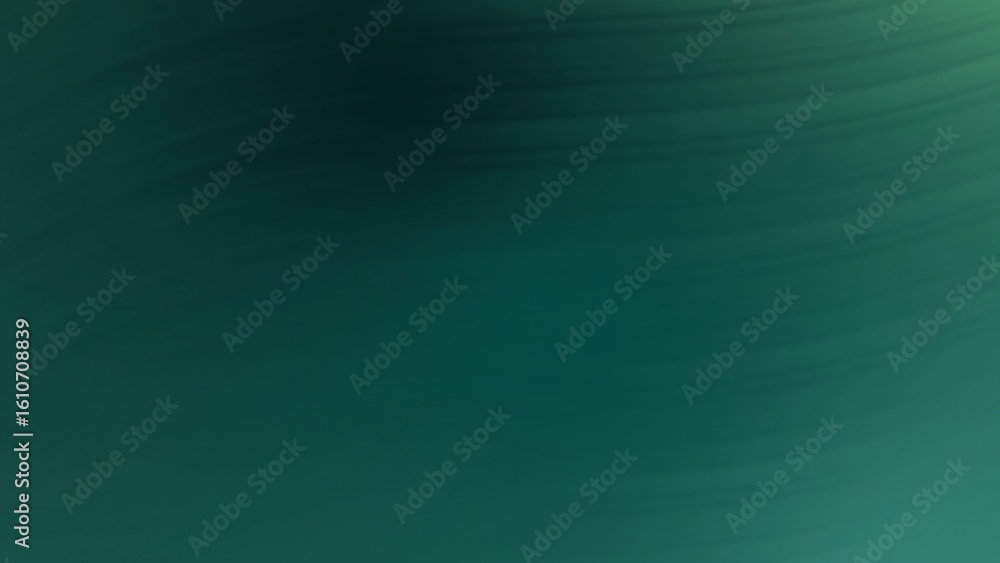 Poster ombre blue green water dark teal gradient background with subtle curved lines creating a smooth, flo