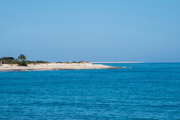 Desert Coastline and Turquoise Waters in Cabo Pulmo, Baja California