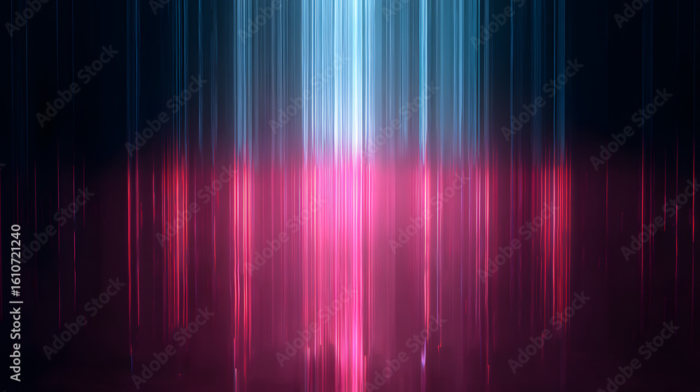 Poster abstract light display: capturing a captivating interplay of vibrant light rays, casting an ethereal