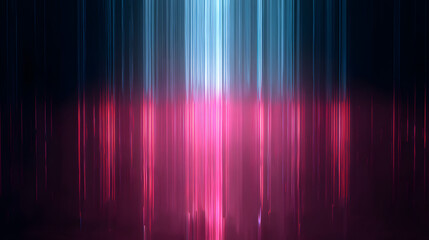Abstract Light Display: Capturing a captivating interplay of vibrant light rays, casting an ethereal glow. This artful composition is ideal for contemporary themes and backgrounds.