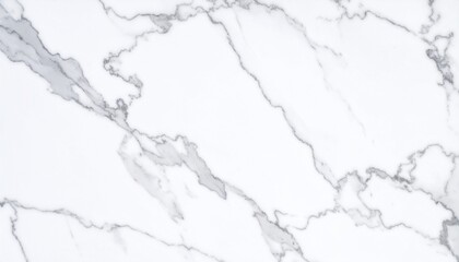 Fototapeta premium White marble with soft gray veining—elegant, subtle, and timeless in its refined simplicity.