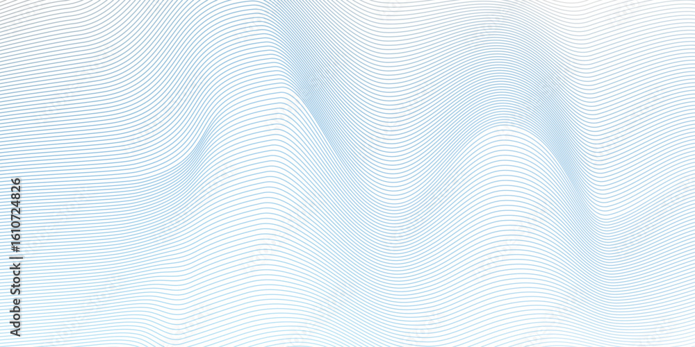 Poster vector wave digital white and blue blend futuristic technology flow tech transparent line stripe ene