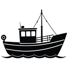 Traditional Fishing Boat Scene