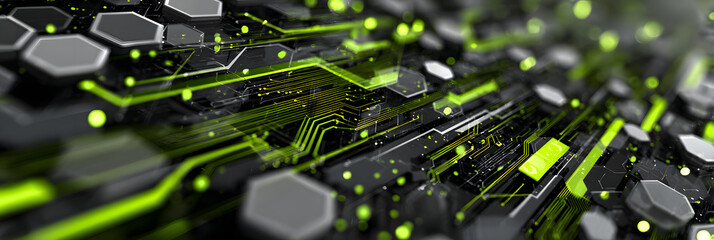 green tech backgrounds use digital elements showcase innovative data visuals abstract electronic