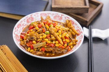 Jiangxi stir-fried Chicken Feet with soybeans