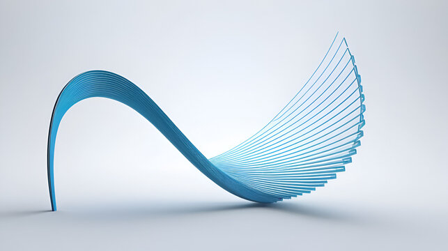 Natural Exponential Function, Math /Symbol, 3D Rendering Illustration