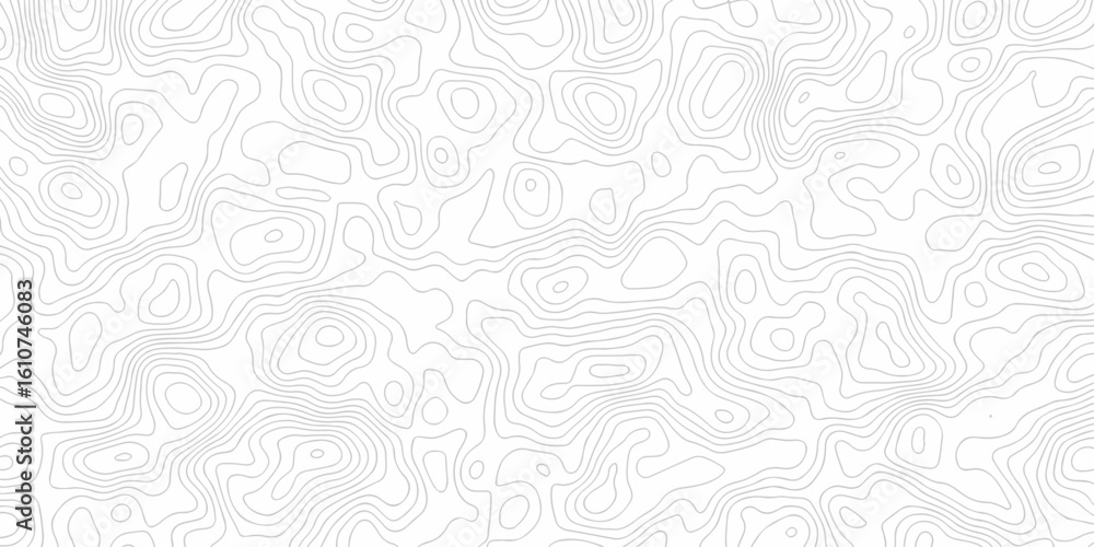 Poster abstract vector lines topographic contour lines grid map seamless pattern. geographic mountain relie