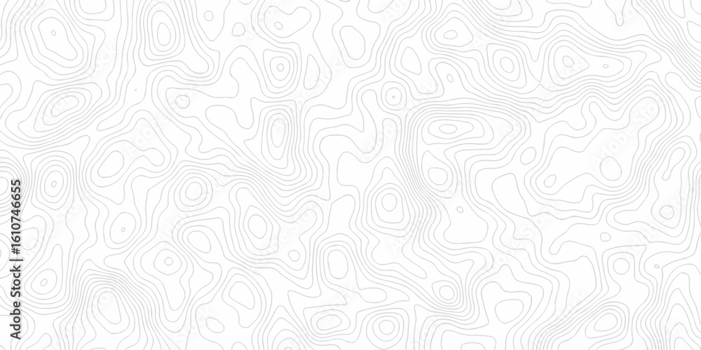 Poster abstract vector lines topographic contour lines grid map seamless pattern. geographic mountain relie