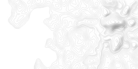 Abstract vector Lines Topographic contour lines grid map seamless pattern. Geographic mountain relief. minimal lines background. Contour maps. illustration, Topo contour map design.