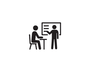 Training icon vector design illustration