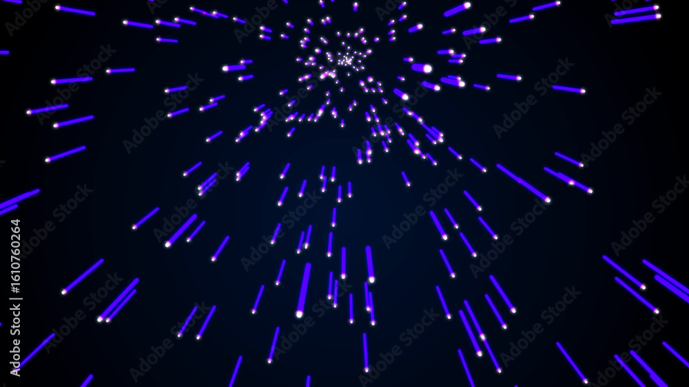 Poster big data stream. digital wave with many points. technology or science banner. 3d rendering.