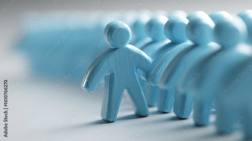 Aufkleber group of people representing the concept of collaboration and teamwork within an innovation cohort f