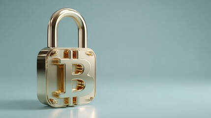 Secure access concept illustrated with a padlock symbolizing protection and control over digital assets and information