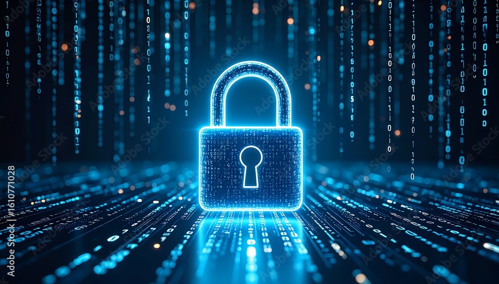 Poster digital lock protecting data streams