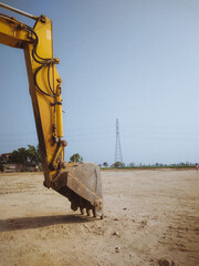 excavator at work