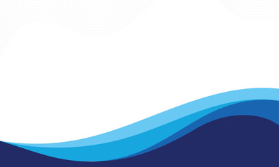 minimal abstract background wit blue wave curves, ideal for business, flyer, or presentation design.