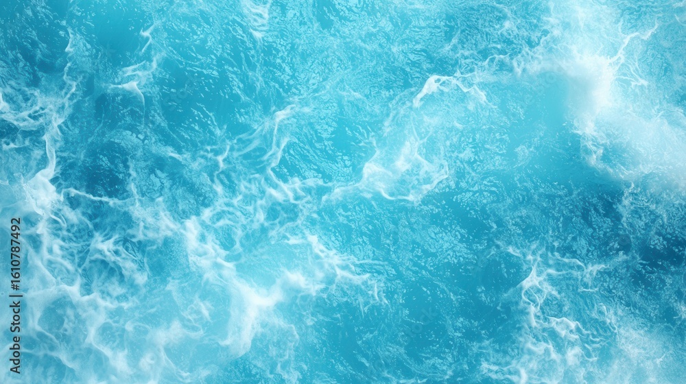 Poster nature conservation concept. abstract blue texture with intricate white patterns.