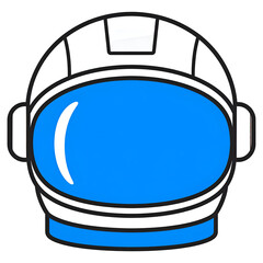 Astronaut Helmet Illustration