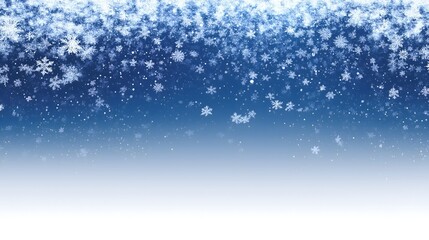 Clean Winter Frame for Promotional Banner &ndash; Generative AI