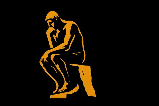 silhouette thinker philosopher