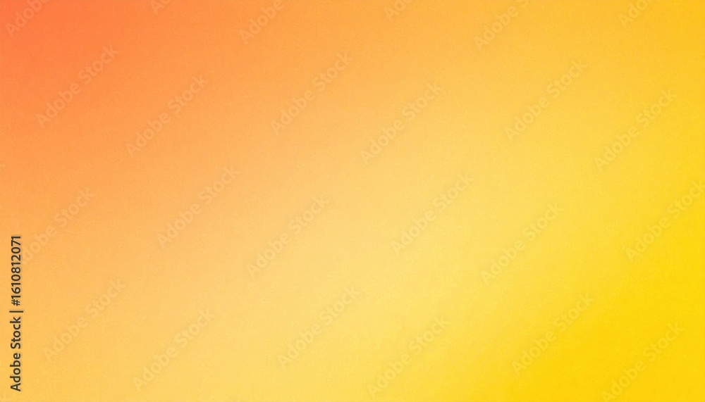 Aufkleber gradient background fading from orange to yellow with soft grain texture and seamless transition