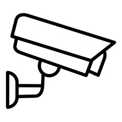 CCTV Camera Surveillance Security Icon Video Monitoring Digital Protection System Property Public Safety Network Observation Crime Prevention