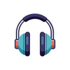 studio headphone icon a detailed over ear headset vector art