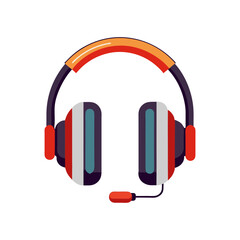 studio headphone icon a detailed over ear headset vector art