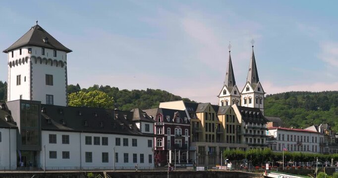 Upper Middle Rhine Valley, Boppard, Germany, Europe, Slow Motion