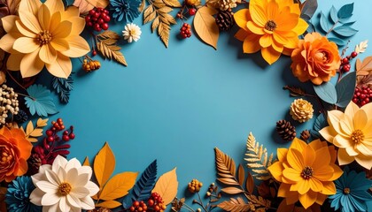 Vibrant floral arrangement studio decorative art colorful background close-up nature-inspired design