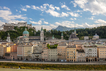 Salzburg Embankment and Hohensalzburg Fortress
