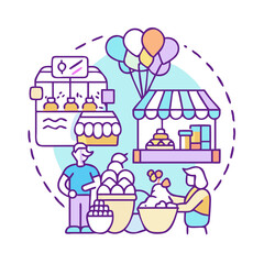 children with balloons