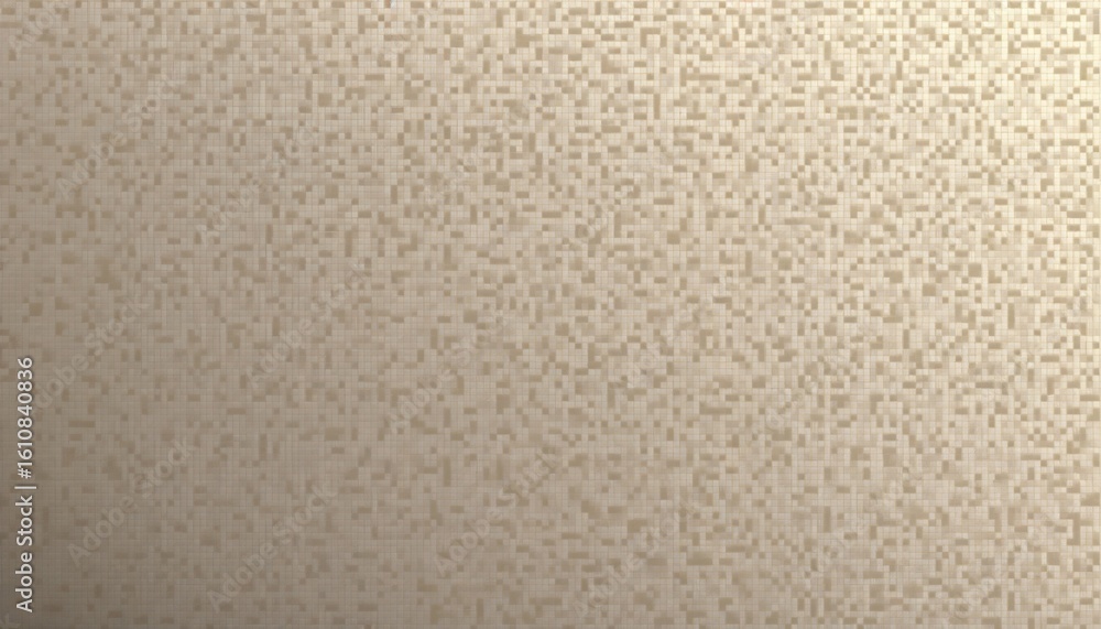 Poster tiled pattern texture with small square motifs and faux grout lines in natural colors for stylish de