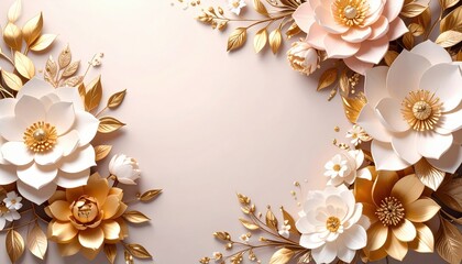 Obraz premium Elegant floral arrangement craft studio digital artwork decorative environment close-up view floral design inspiration