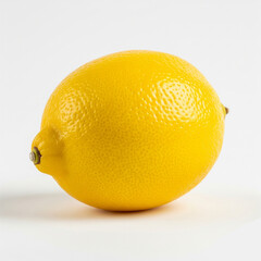 Fresh Lemon Isolated on White Background