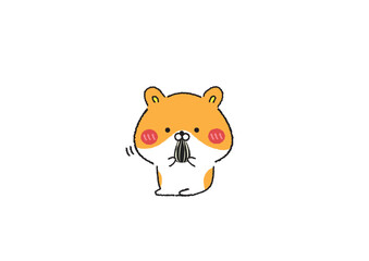 ゆる可愛いゴールデンハムスター