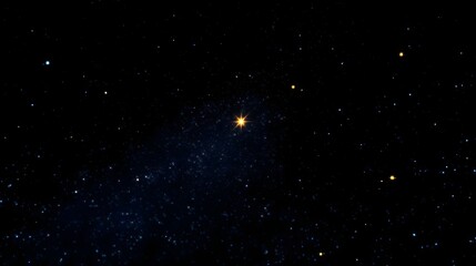 Fototapeta premium Galaxy Night Sky with Sparkling Stars – Generative AI