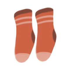 Warm Wool Socks Illustration
